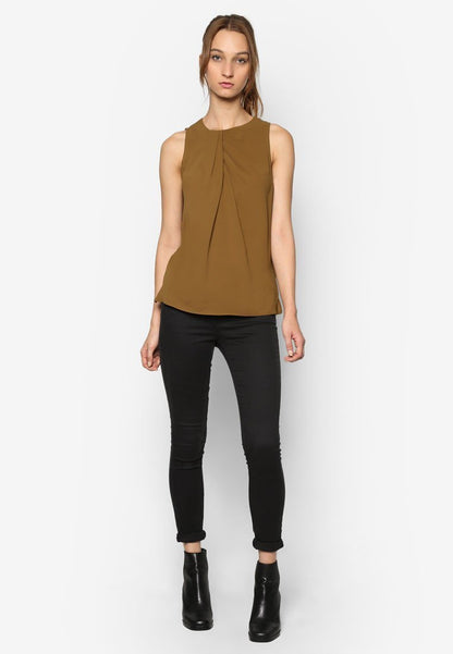 Yellow Classic Women Shirt